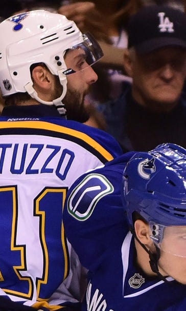 Bortuzzo practices with Blues, could return to lineup this week